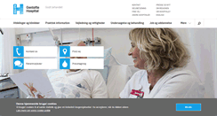 Desktop Screenshot of gentoftehospital.dk